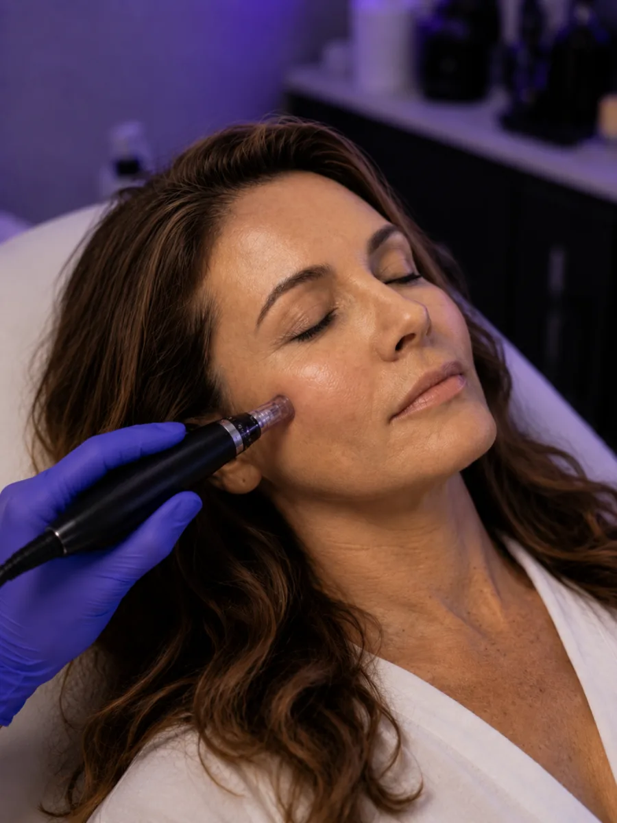 Microneedling application
