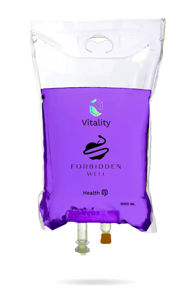 Forbidden Well Vitality IV bag