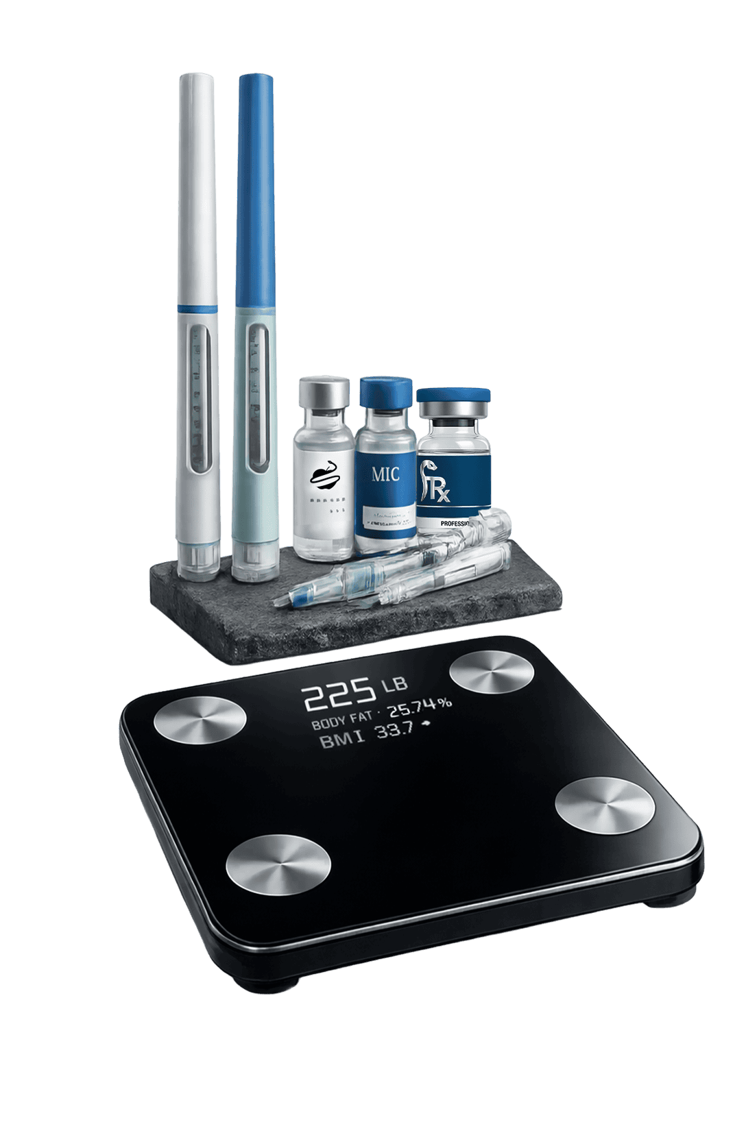 High-quality digital body scale and medical tools for health tracking and fitness improvement.