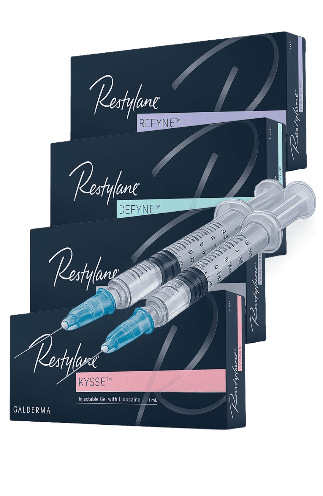 Medical aesthetic dermal fillers for facial rejuvenation and anti-aging.